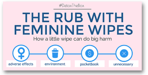 The problem with feminine wipes