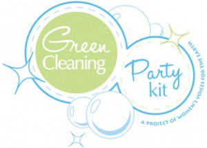 Green cleaning party kit