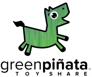 Green Pinata Toy Share