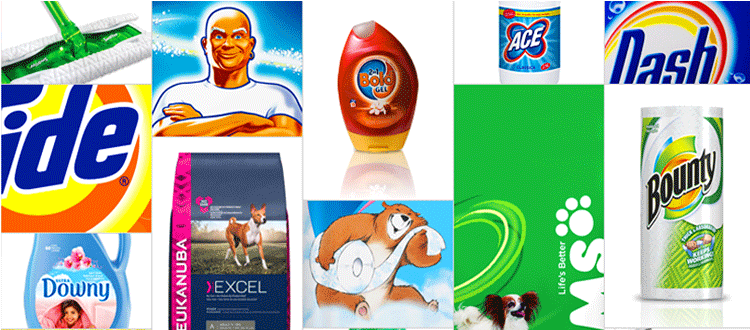 Products made by Procter and Gamble