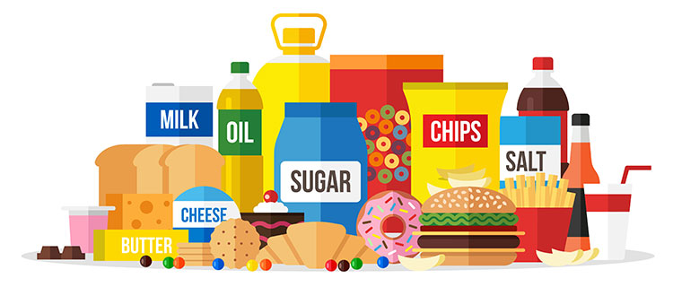 chemicals of concern in processed food